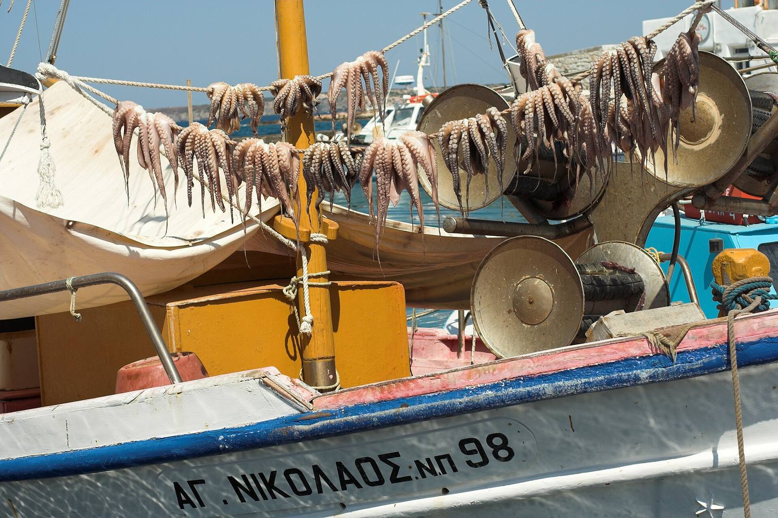 Old Venetian harbour of Naoussa, Paros